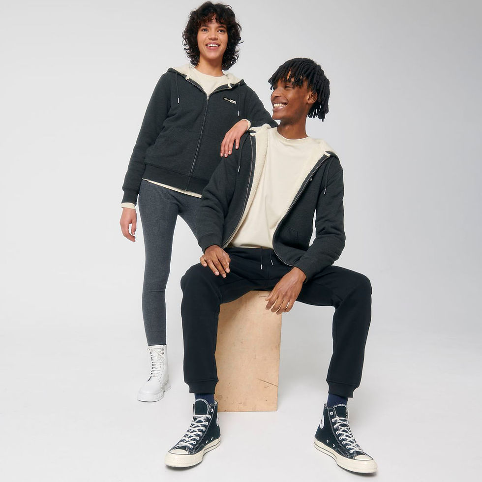Vegan Hygger Sherpa Unisex Hoodie, vegan hoodie, from Vegan Happy Clothing, vegan clothing brand