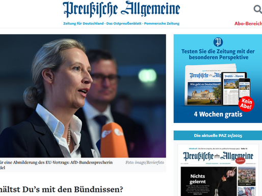 Wie hältst Du’s mit den Bündnissen?