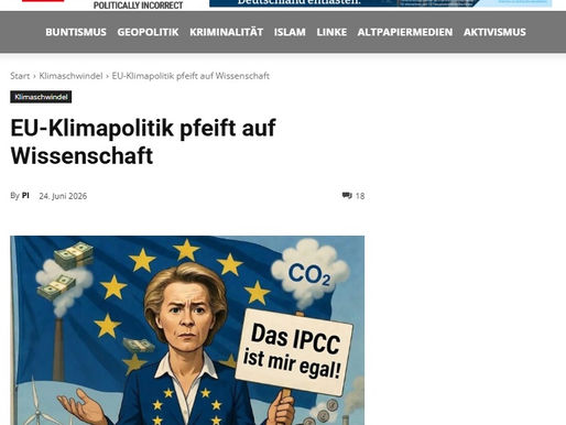 EU-Klimapolitik pfeift auf Wissenschaft