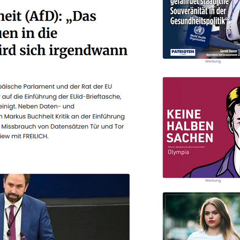 Markus Buchheit (AfD): „Das blinde Vertrauen in die Altparteien wird sich irgendwann rächen“
