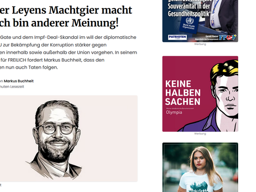 Von der Leyens Machtgier macht nix? Ich bin anderer Meinung!