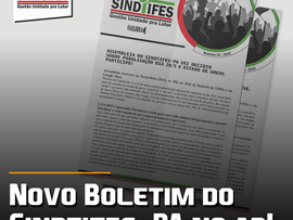 Assembleia do Sindtifes-PA vai decidir sobre paralisação dia 28/3 e estado de greve. Participe!