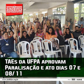 Dias 07 e 08/11 a UFPA vai parar!