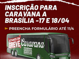 Inscrição para Caravana a Brasília