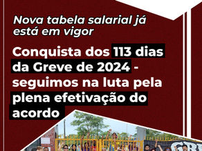A nova tabela salarial dos Técnico-Administrativos em Educação já está em vigor