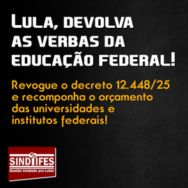 O Sindtifes-PA denuncia para a categoria técnico-administrativa que está em andamento mais um ataque à educação pública federal.
