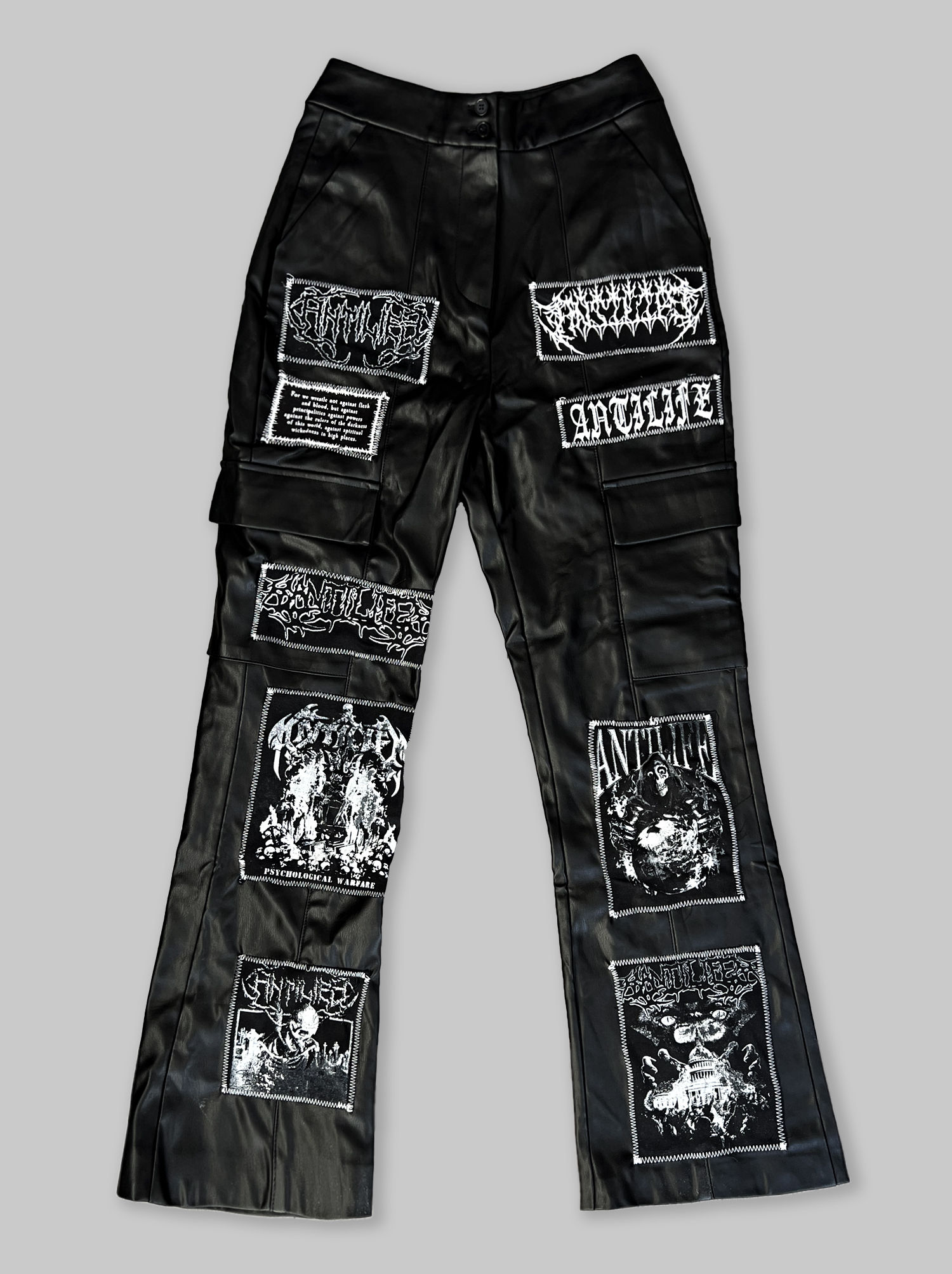 TRINITY PLEATHER TROUSERS