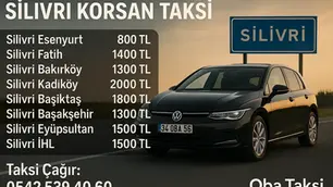 2025 Güncel Silivri Korsan Taksi Fiyatları ve Mesafe Listesi