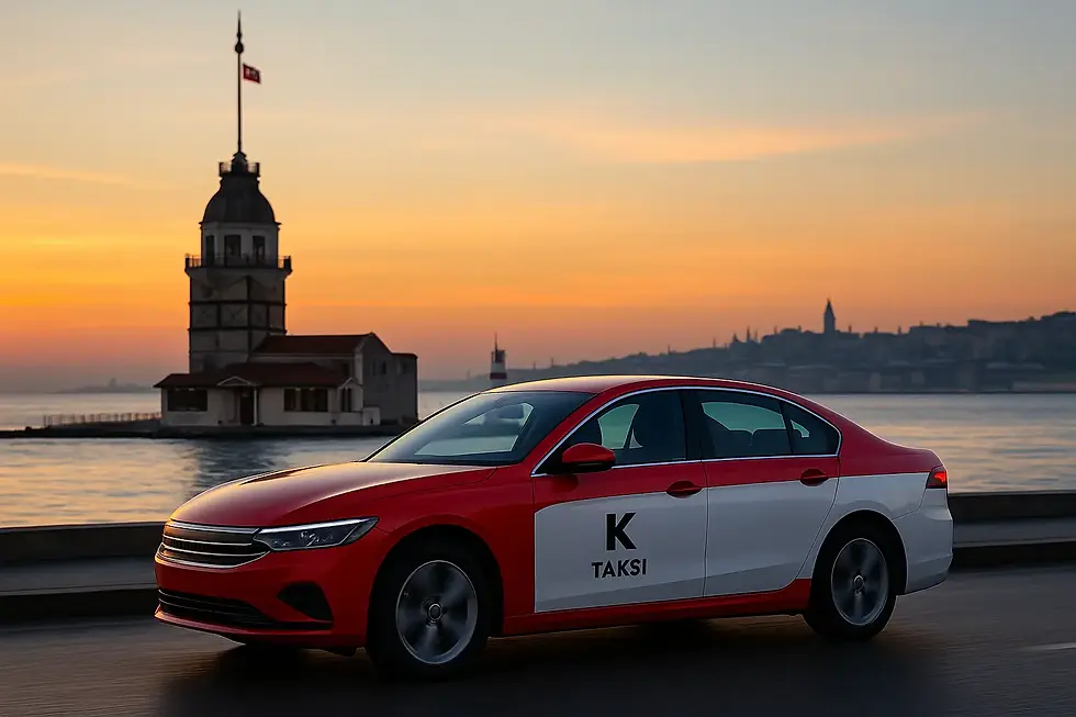 Üsküdar Korsan Taksi – Kız Kulesi fonunda güvenli ve zarif şehir ulaşımı.