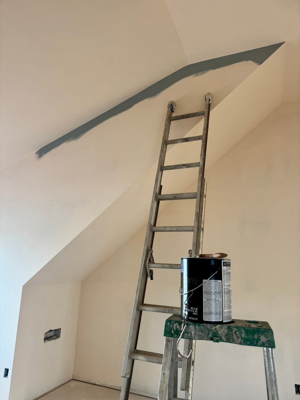 interior wall painting cutting edge details