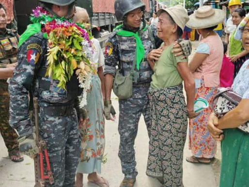 စစ်ကောင်စီရိက္ခာယာဉ်တန်းတစ်ရာကျော် ပေါက်မြို့နယ်ကိုရောက်နေတာကြောင့် ကျေးရွာ ၁၀ ရွာက ဒေသခံတွေတိမ်းရှောင်နေရ