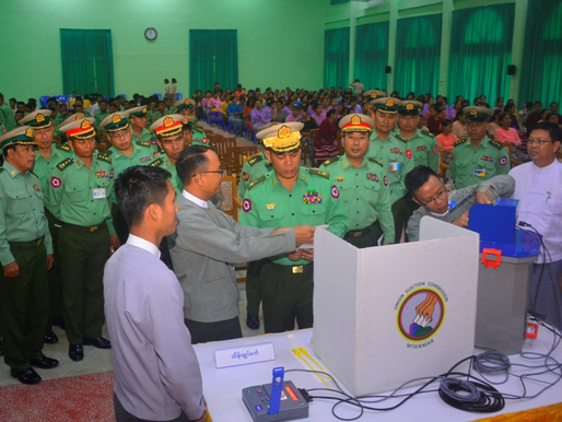 မဲဆန္ဒနယ် ၁၂၁ခုမှာ ရွေးကောက်ပွဲမကျင်းပဘူးလို့ UECကြေညာ