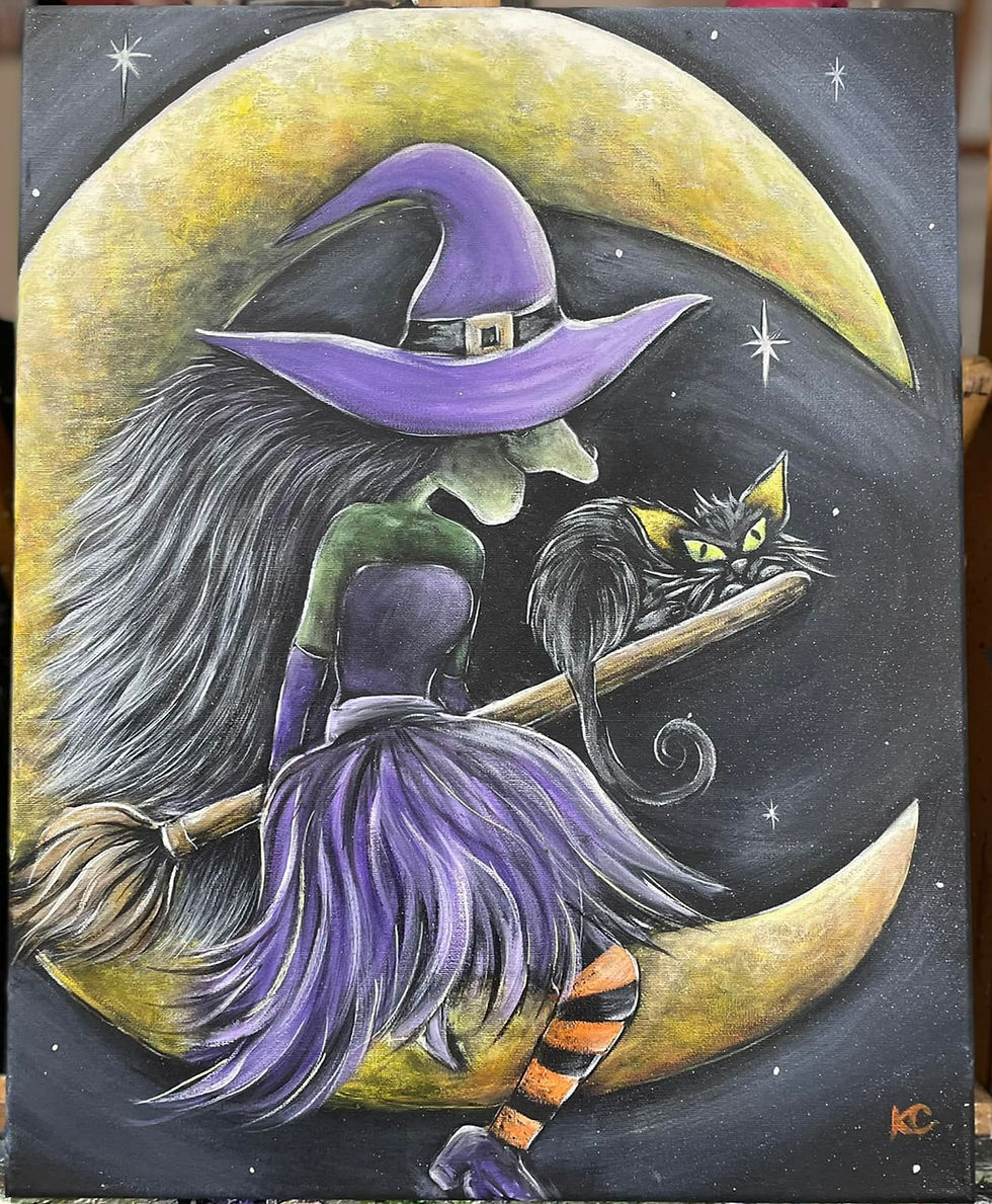 Witch Broom Paint Class