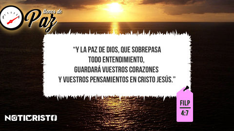 “Llenos del Espíritu Santo” Día 4: Llenos de Paz