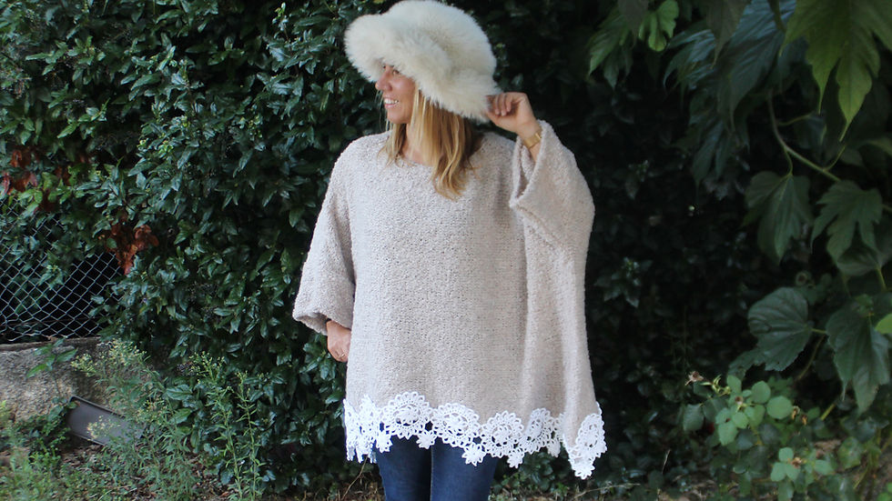 femme coklico gilet grande taille beige fait main provence.JPG
