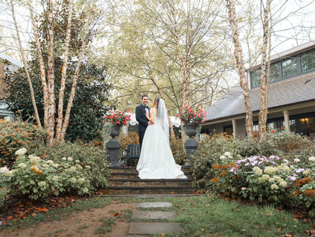 Danielle & Jacob’s Anthony Wayne House Fall Garden Wedding in Paoli, PA
