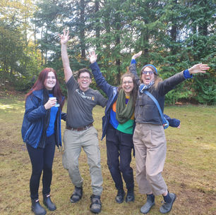 Cutting shapes at the Wildflower Rave