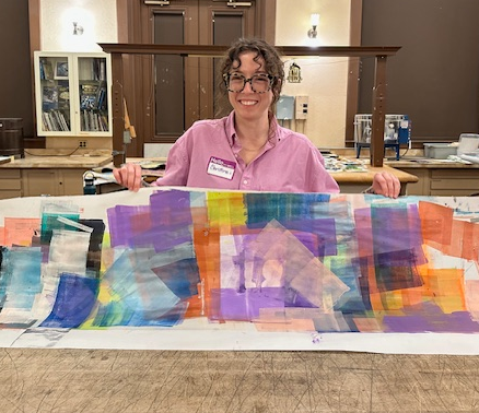 Handmade Wrapping Paper with Printmaking Techniques at Sharon Art Studio