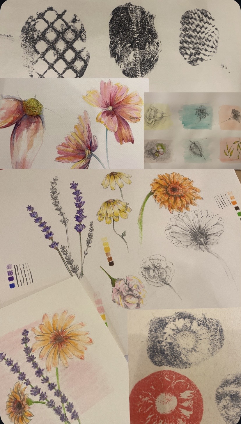 Intro to Floral Sketching at Sharon Art Studio