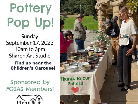 Pottery Pop Up Sale This Sunday!
