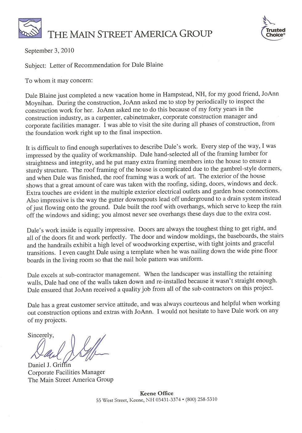 Dale Blaine Construction