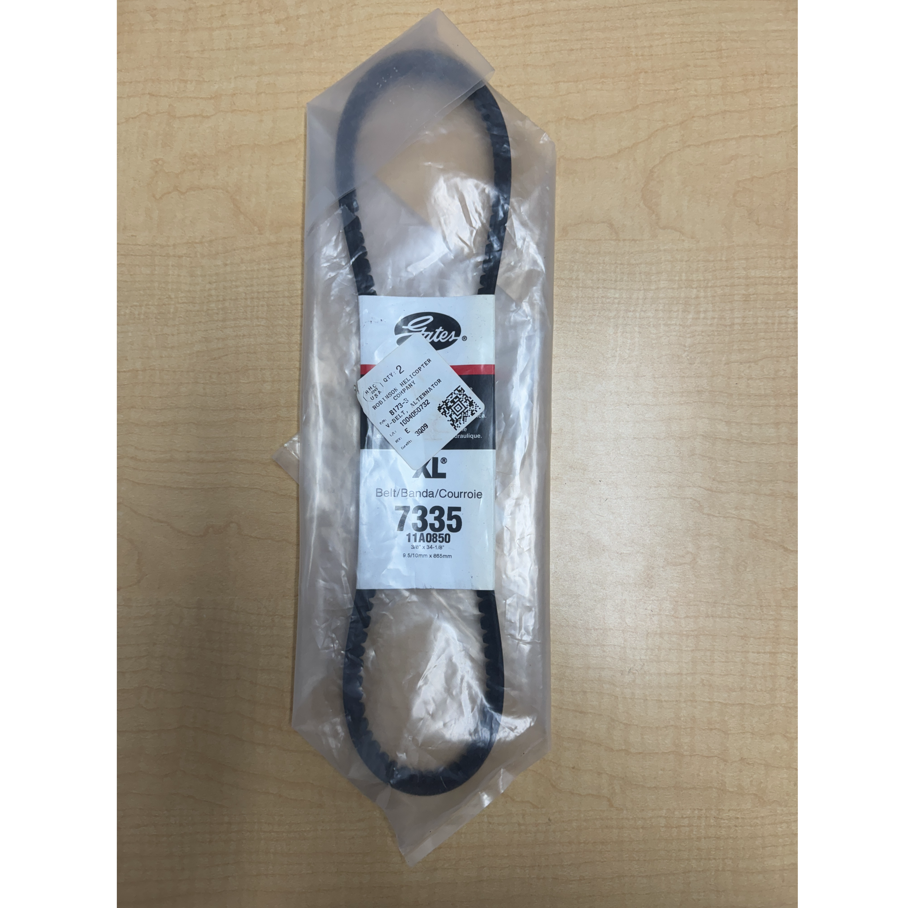 Robinson R44 Helicopter - Alternator V-Belt