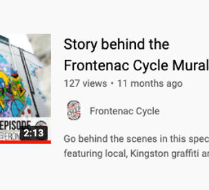 Frontenac Cycle mural video screenshot