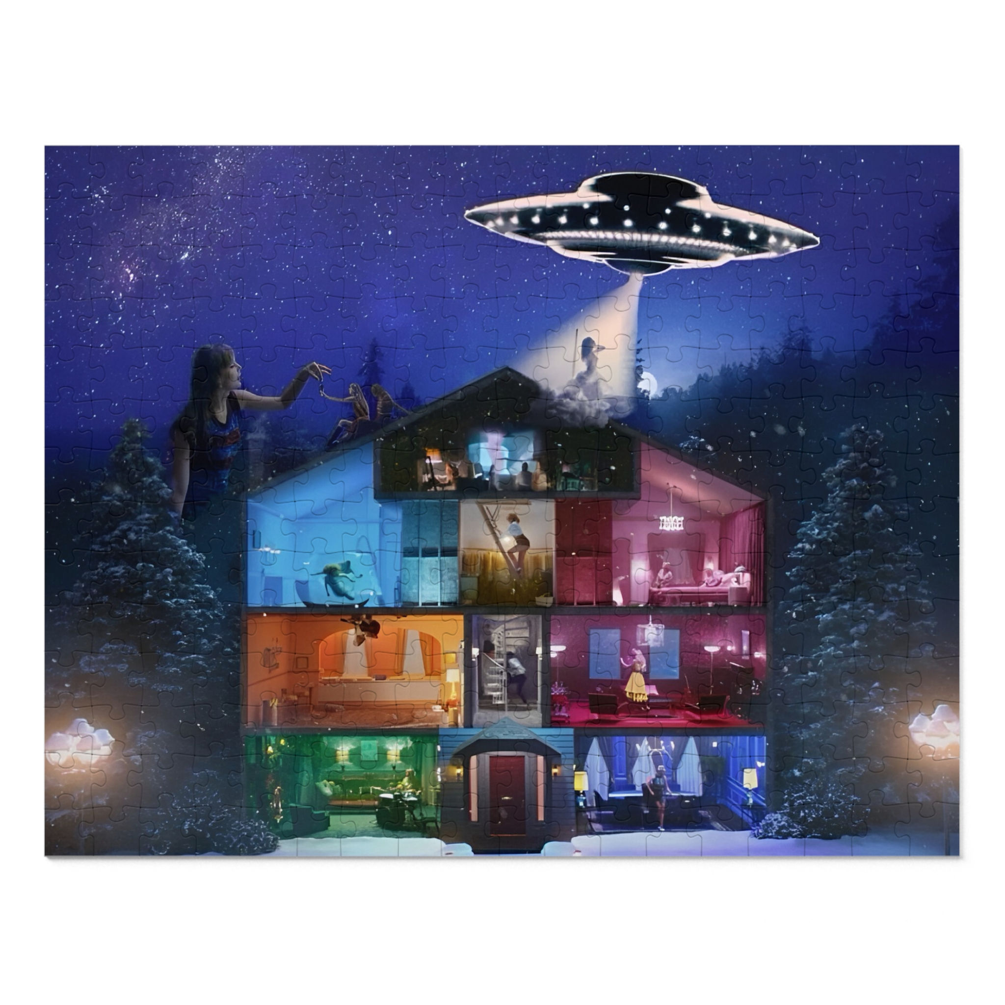 Eras House Jigsaw Puzzle with Tin