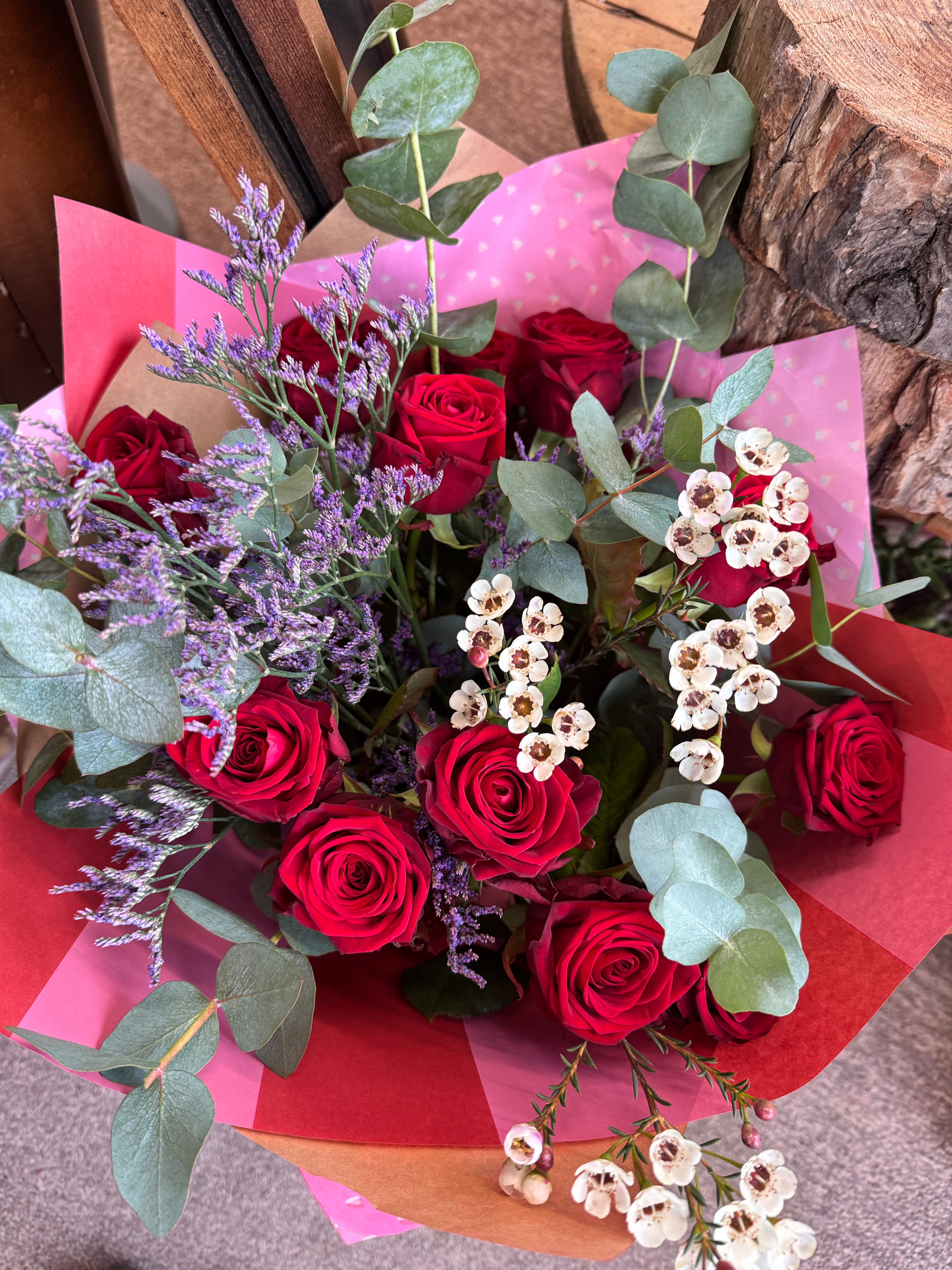 Valentines 12 Luxury Red Roses