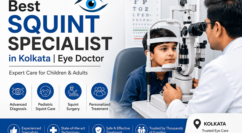 Best Squint Specialist in Kolkata – Expert Care for Children and Adults
