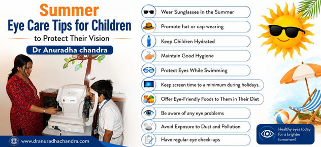 Summer Eye Care Tips for Children to Protect Their Vision – Dr Anuradha chandra