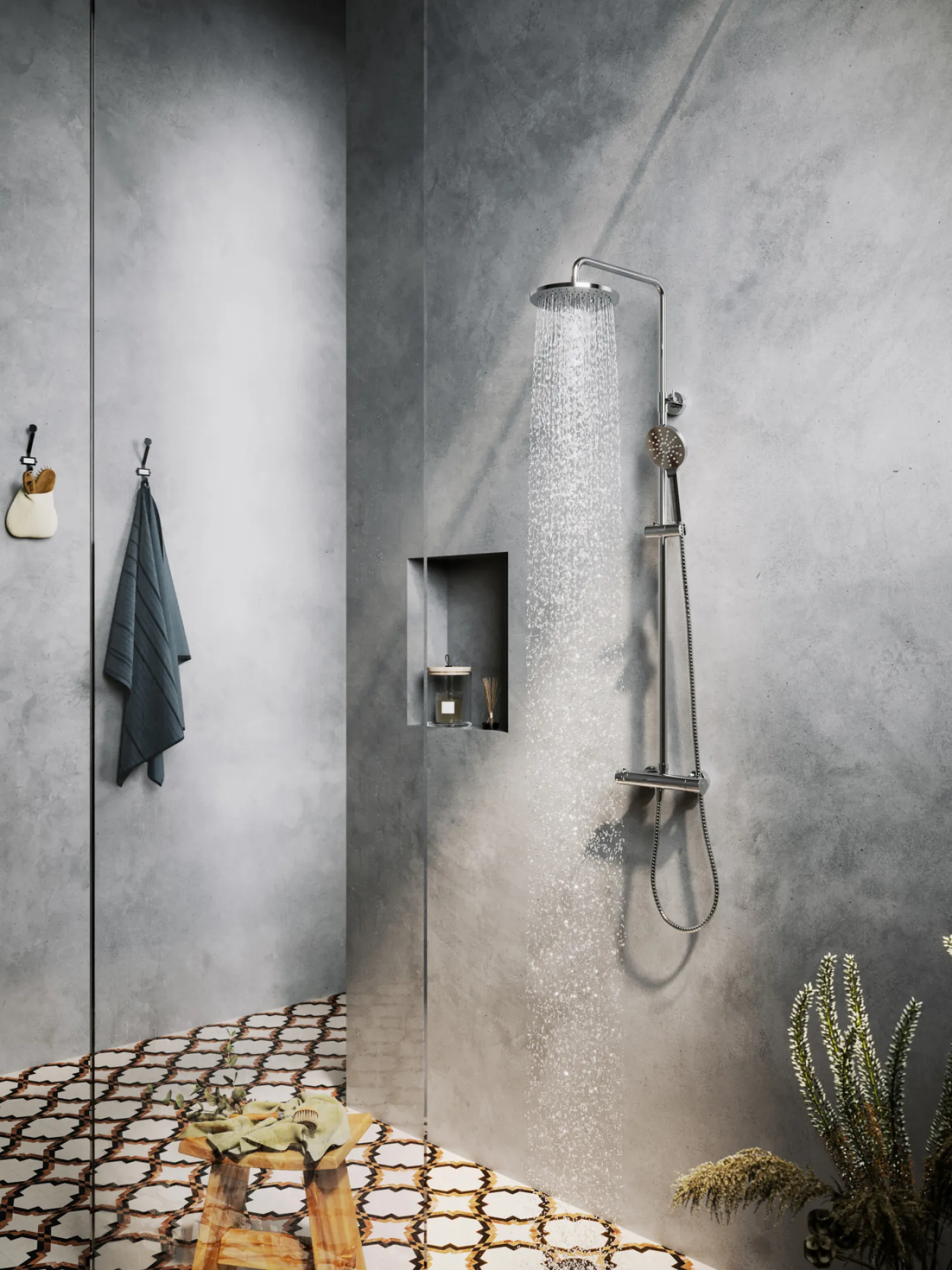 Walk-In frameless shower 