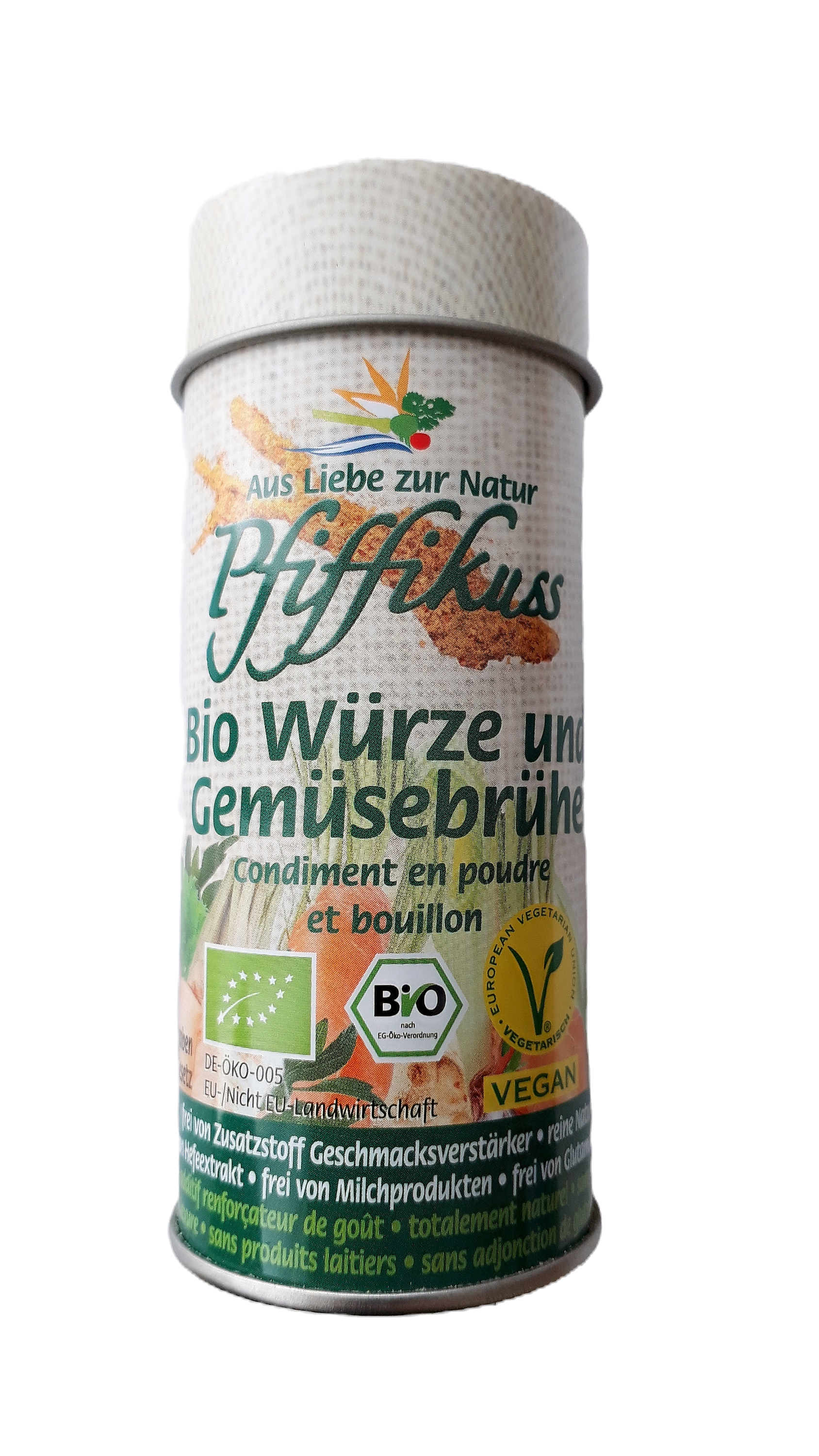 Bio Würze und Gemüsebrühe