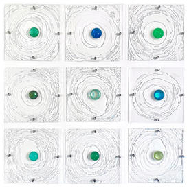 Ripple Effect Blues and Greens