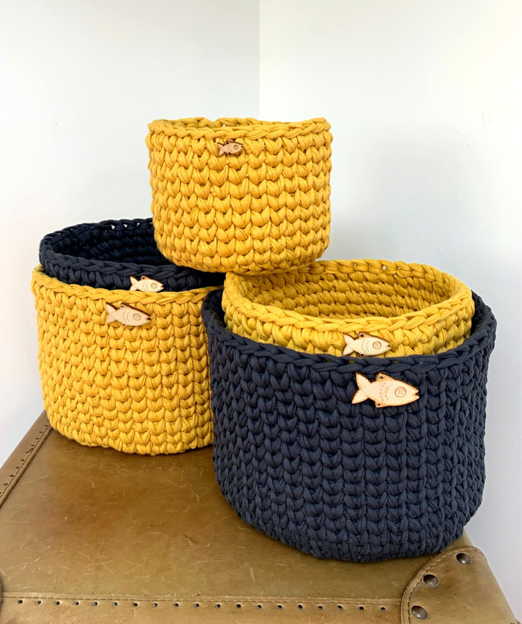 Handmade Crocheted Plant Pot Cover