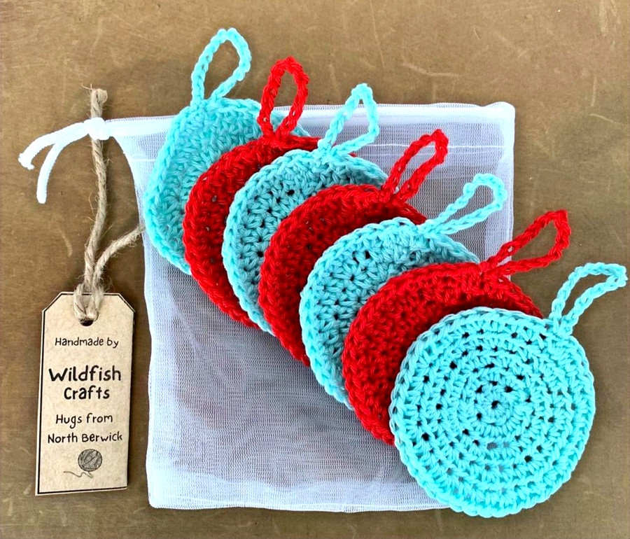 Handmade Crocheted Face Scrubbies