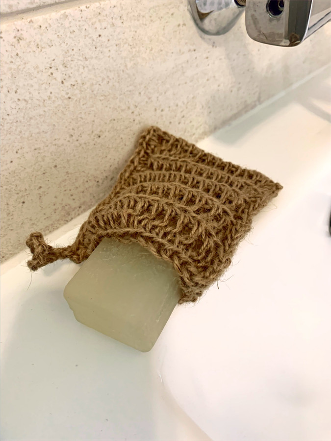 Jute Soap Pouch