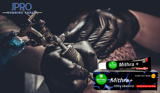 Get rid of tattoo pain with Mithra numbing cream by JPRO