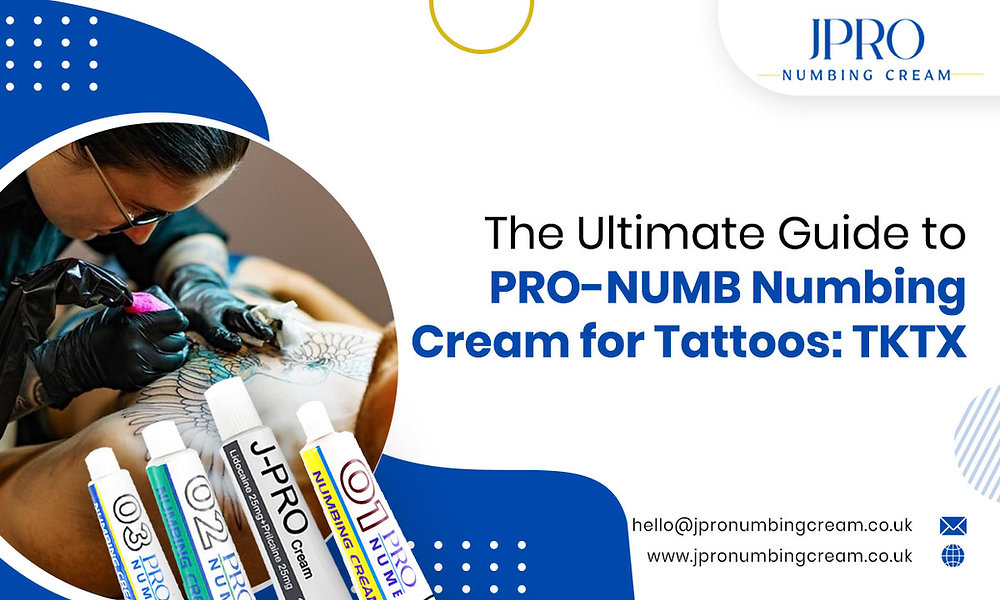 PRO-NUMB Numbing Cream for Tattoos TKTX - Ultimate Pain Relief