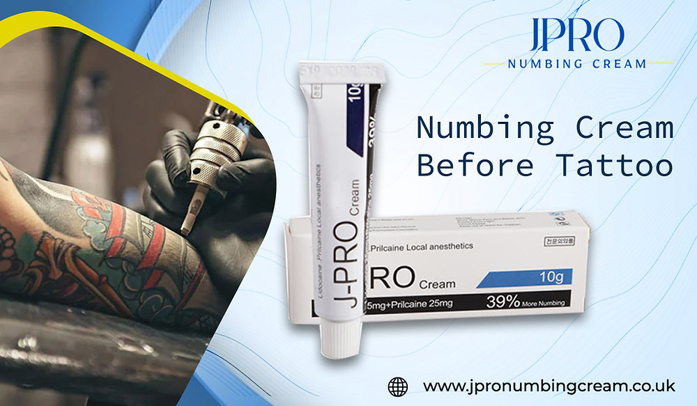 Numbing Cream Before Tattoo Best Tattoo Care Product Jpro Numbing Cream