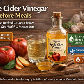 Why Drinking Apple Cider Vinegar Before Meals Can Improve Digestion, Reduce Bloating, and Stabilize Blood Sugar