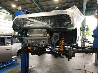 ジムニー下廻り防錆塗装