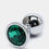 Miniatura: Plug con Diamante color Verde