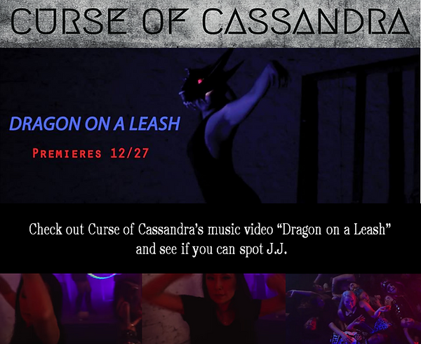 Curse of Cassandra Dragon on a leash Soc