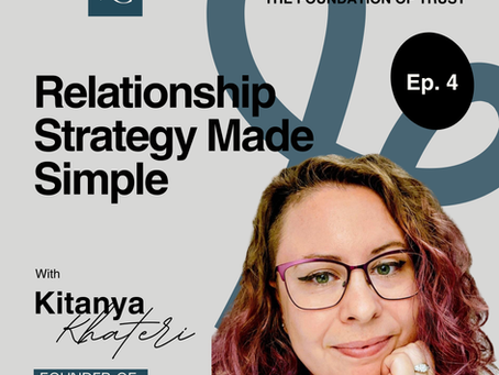 Podcast thumbnail featuring the name of the podcast, name of episode, and name(s) of speaker(s)