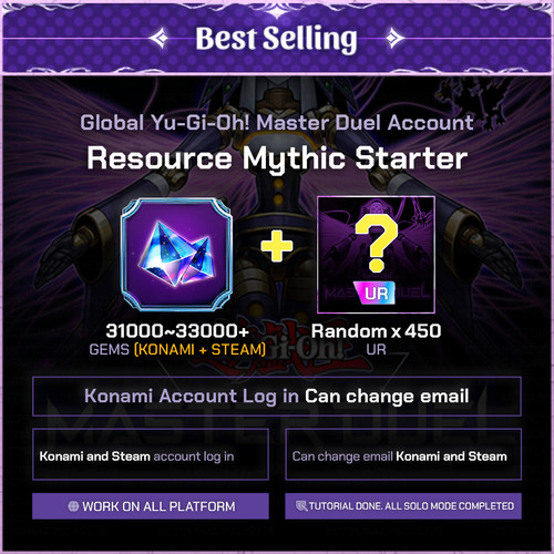Yugioh Master Duel Account Mythic Starter SetsunaEpic