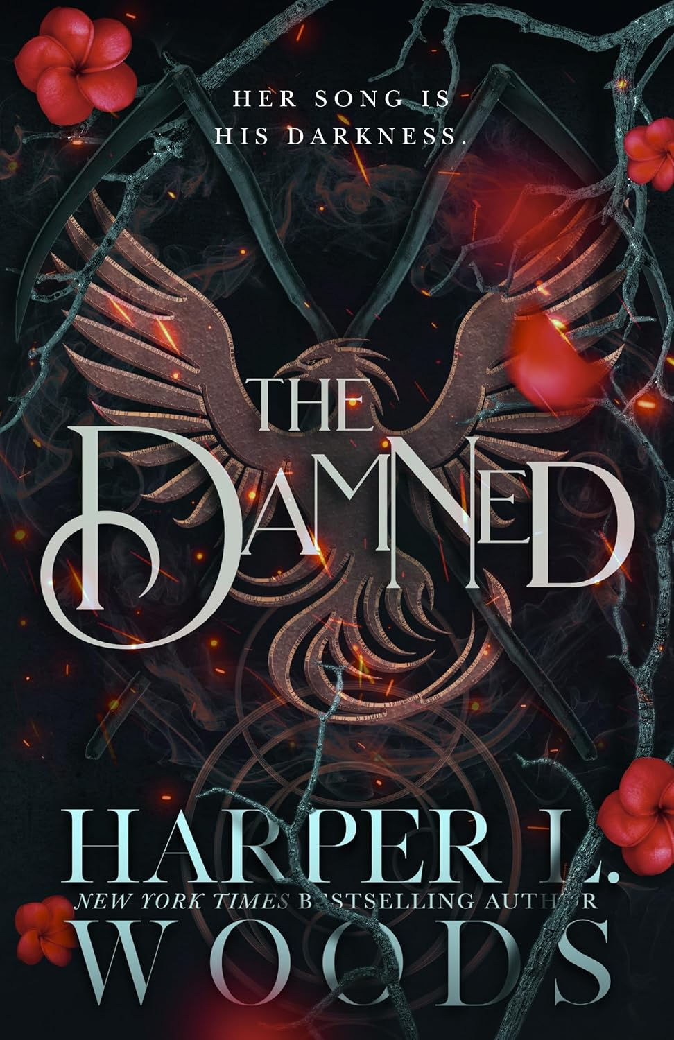 The Damned, Harper L. Woods, The Coven of Bones, Reluctant Allies to Lovers, Forced Proximity, Slow Burn, Fantasy, Fantasy Romance, Gothic, Paranormal Romance, Romance, Dark, Demons, Devils, Magic, Witches, Book Review
