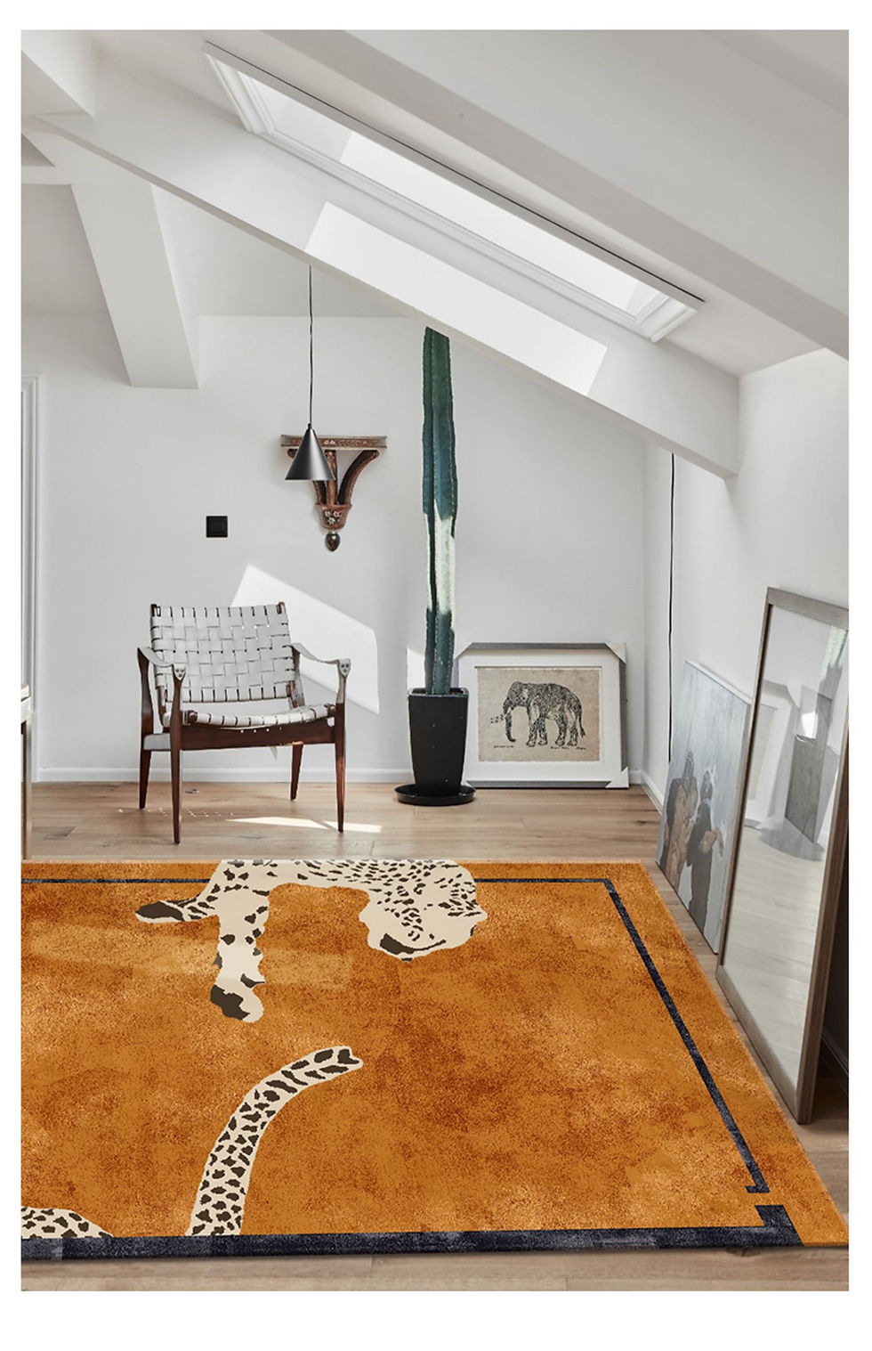 Thumbnail: Light Luxury Rugs for Bedroom Leopard Print Living Room Decoration Plush Carpet
