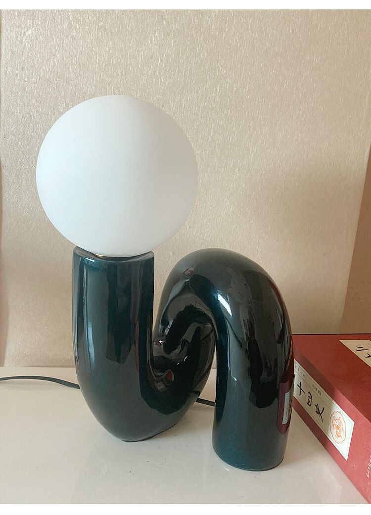 Thumbnail: Nordic Modern Creative Resin Table Lamp Light Luxury Simple Living Room Bedroom