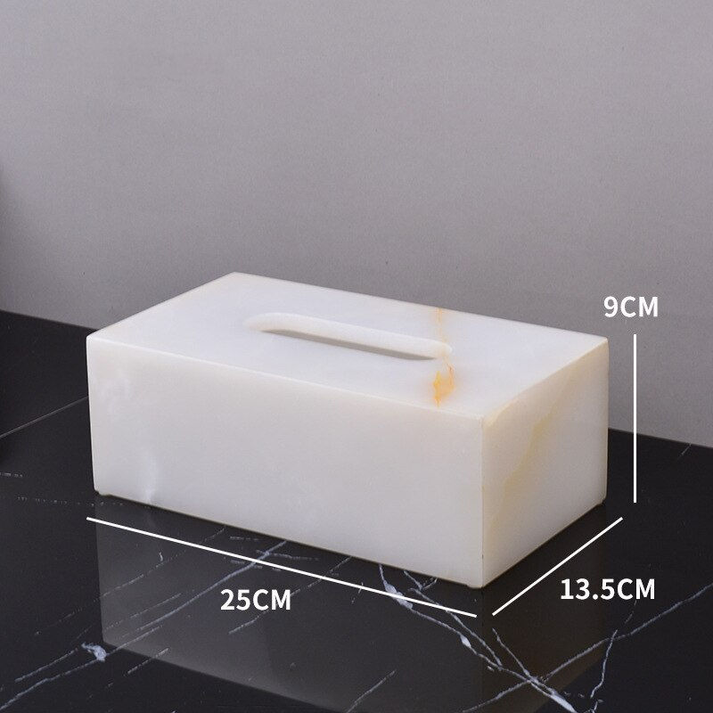 Thumbnail: White Onyx Natural Marble Set for Bathroom Soap Dispenser Toothbrush Holder Ash